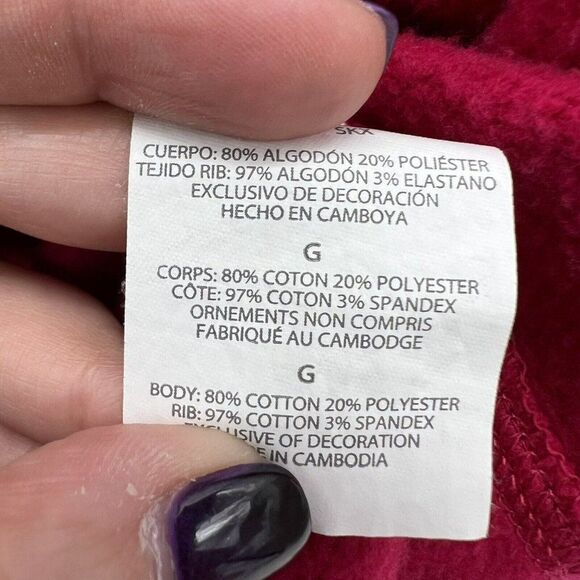 Champion Pink Long Sleeve Full Zip Hoodie Size Large Women’s - Picture 4 of 4